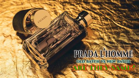 PRADA L'HOMME OLD VS NEW BATCH CODE .